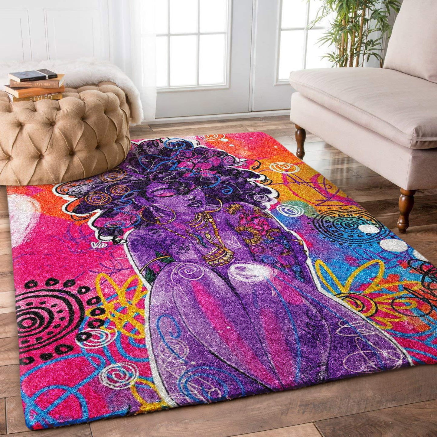 Black Woman BL3009022R Rug