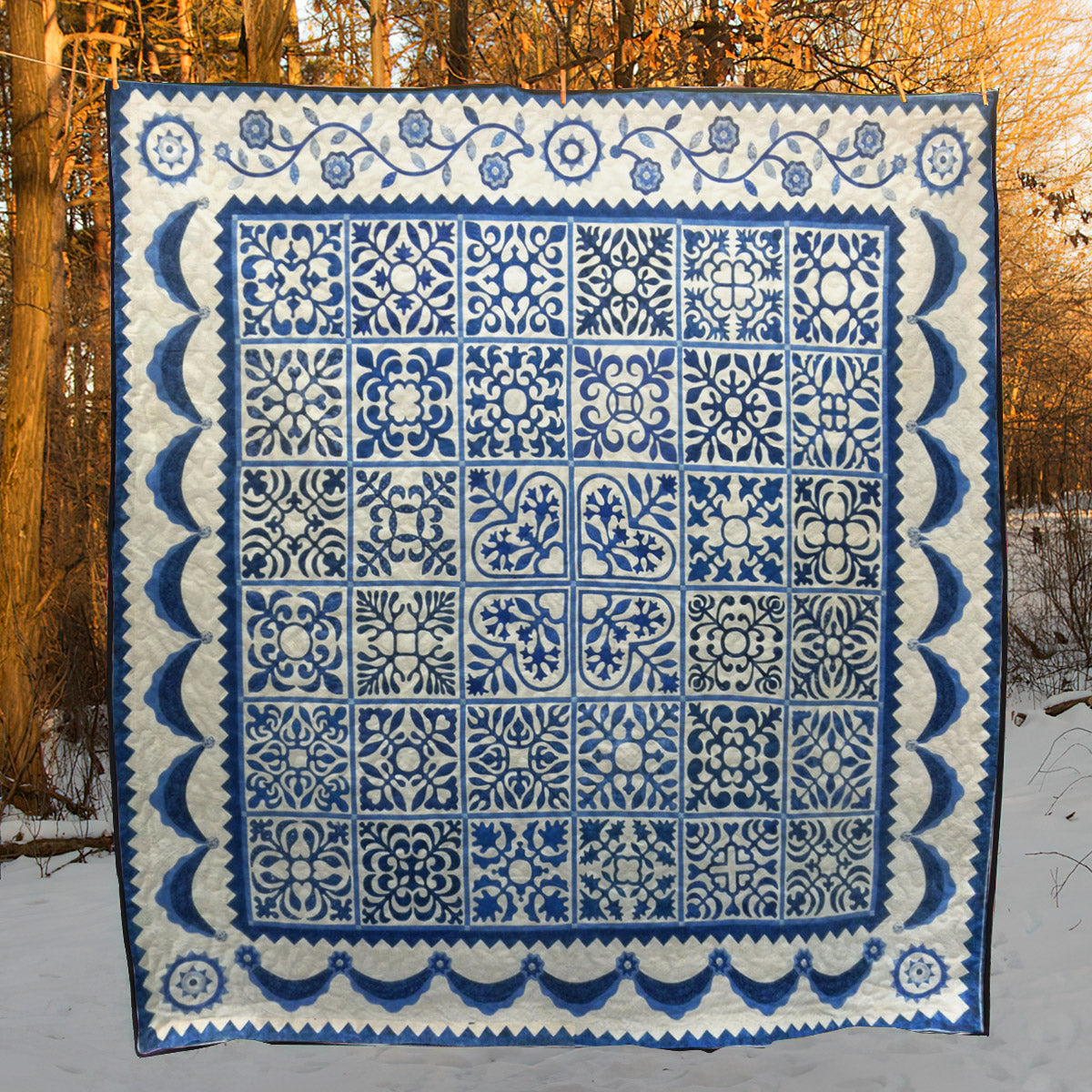 Blue Hawaiian CLA0611082Q Quilt Blanket