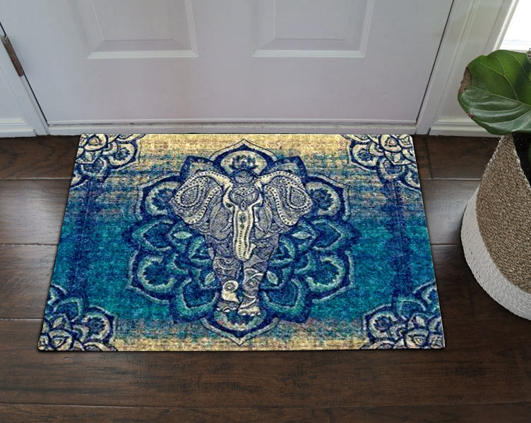 Blue Elephant Bohemian Mandala CL25100010MDD Non-slip Door mats