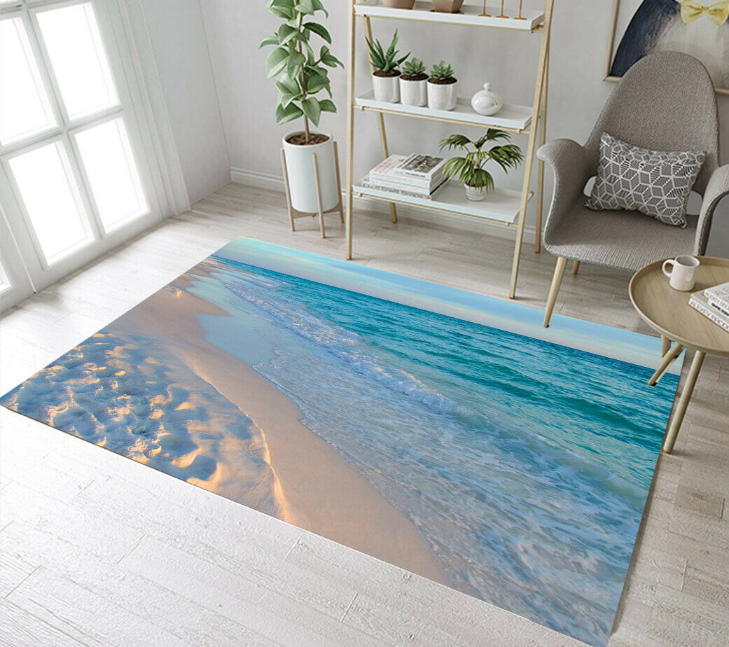 Blue Sea Tropical Beach CLH2911135R Rug