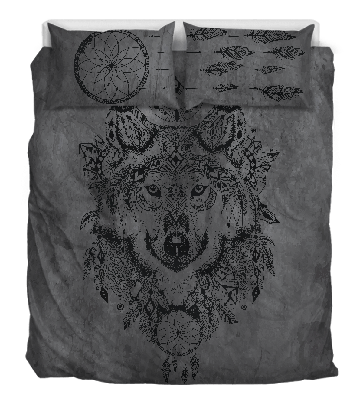 Bohemian Wolf Grey CL05100185MDB Bedding Sets