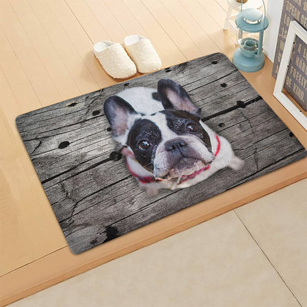 Boston Terrier CL070804MDD Non-slip Door mats