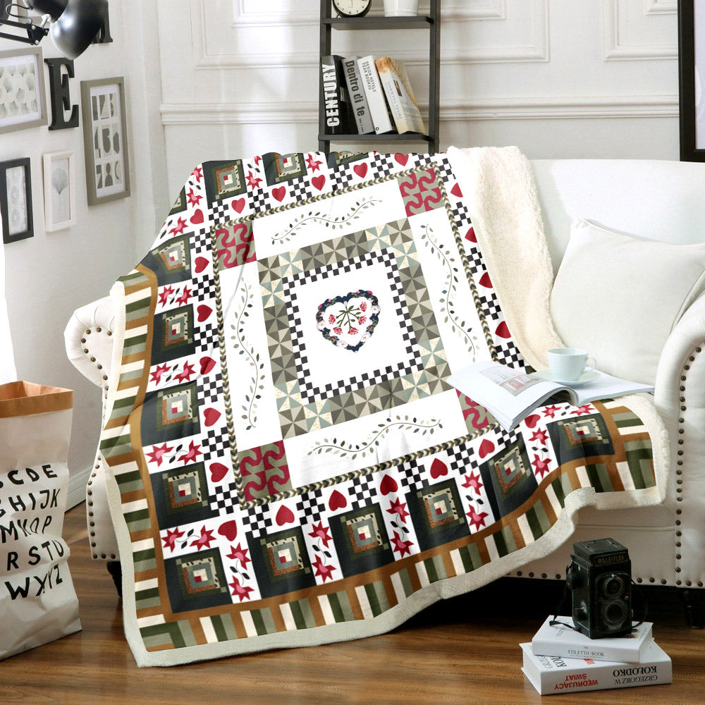 Botanical TT2211020TT Sherpa Fleece Blanket