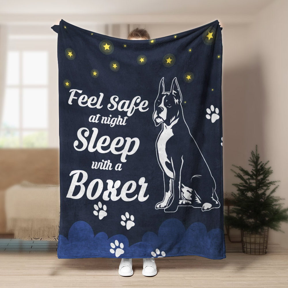Boxer CL150804MD Sherpa Fleece Blanket