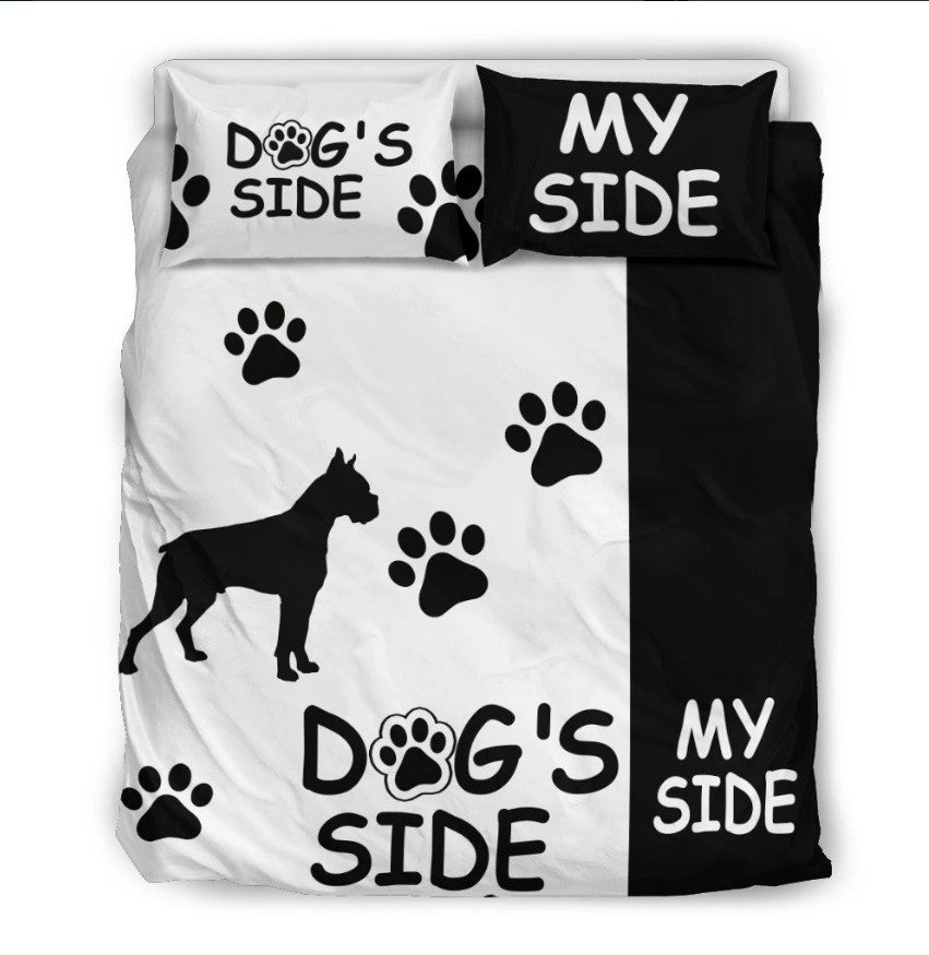 Boxer Dog Side My Side CL11100043MDB Bedding Sets
