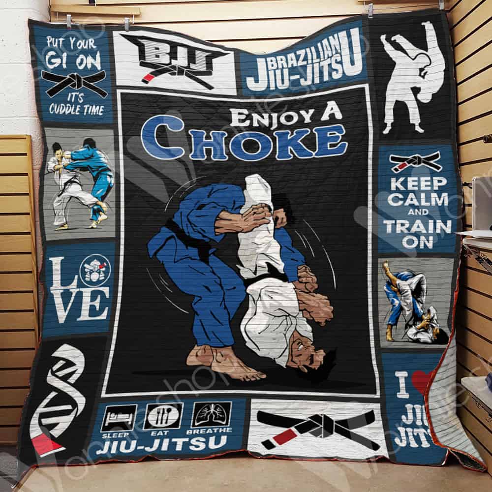 Brazilian Jiu-Jitsu CL15100060MDQ Quilt Blanket