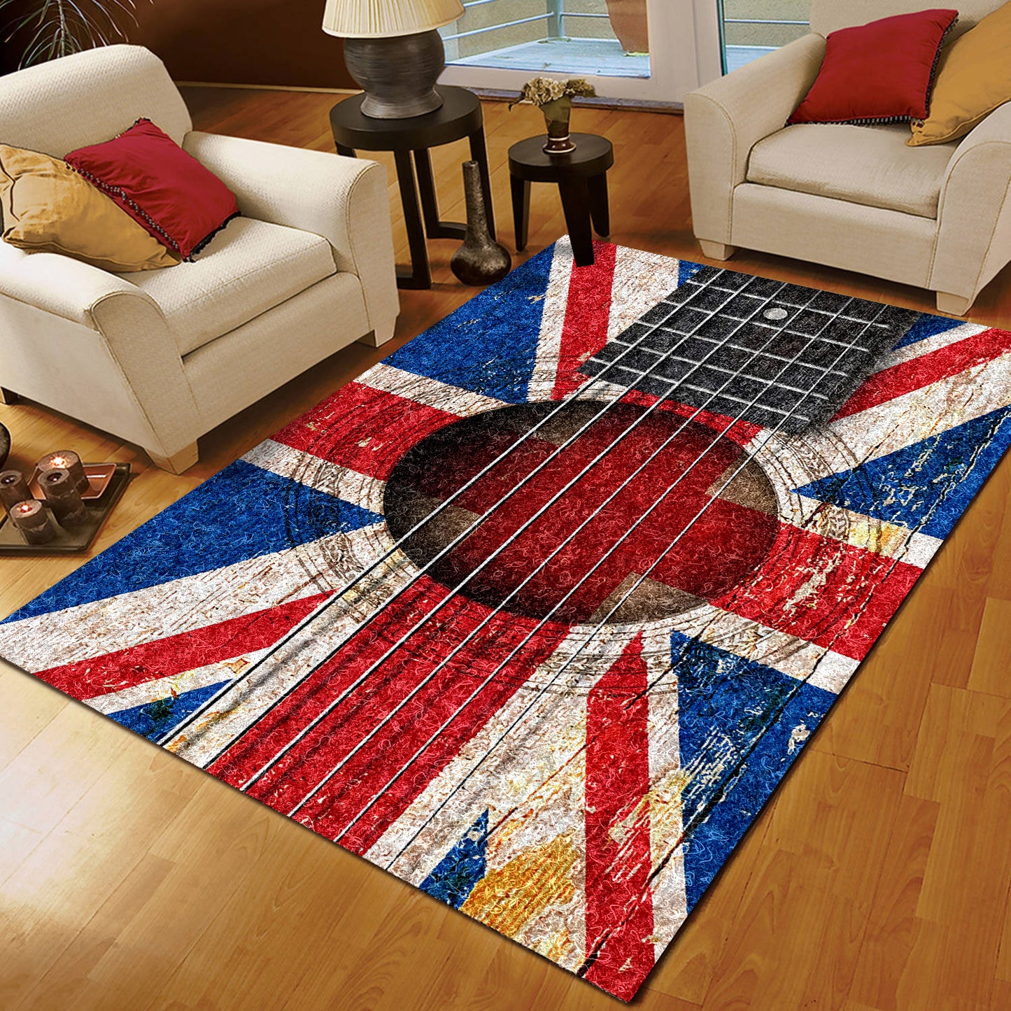 British Flag Guitar TN230805M Rug