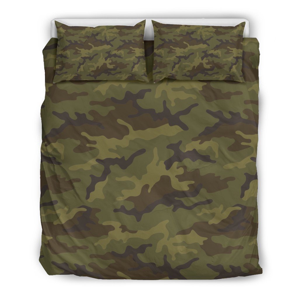 Brown Green Camouflage CL16100184MDB Bedding Sets