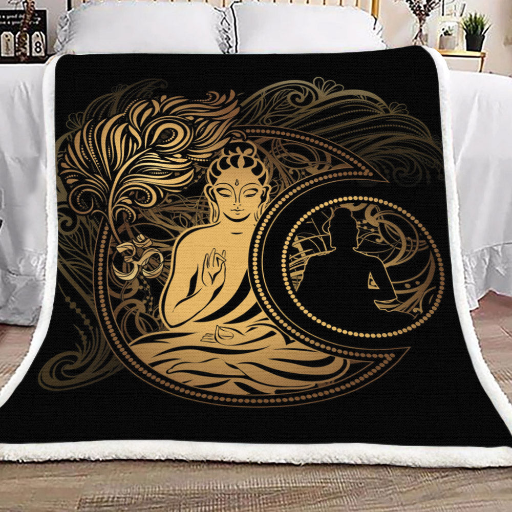 Buddhism Sun And Moon DD0711214F Sherpa Fleece Blanket