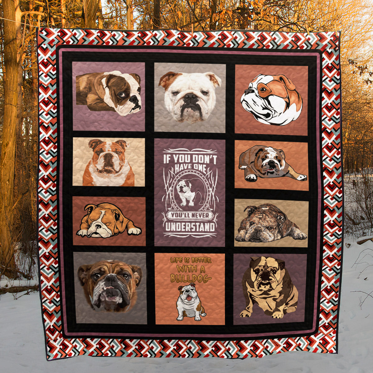 Bulldog YH2910221 Quilt Blanket
