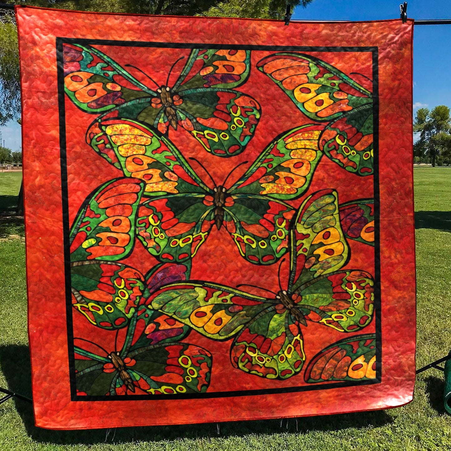 Butterfly CLA2711181Q Quilt Blanket