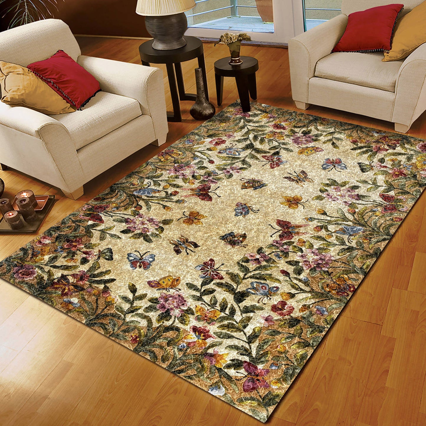 Butterfly BT0309016R Rug