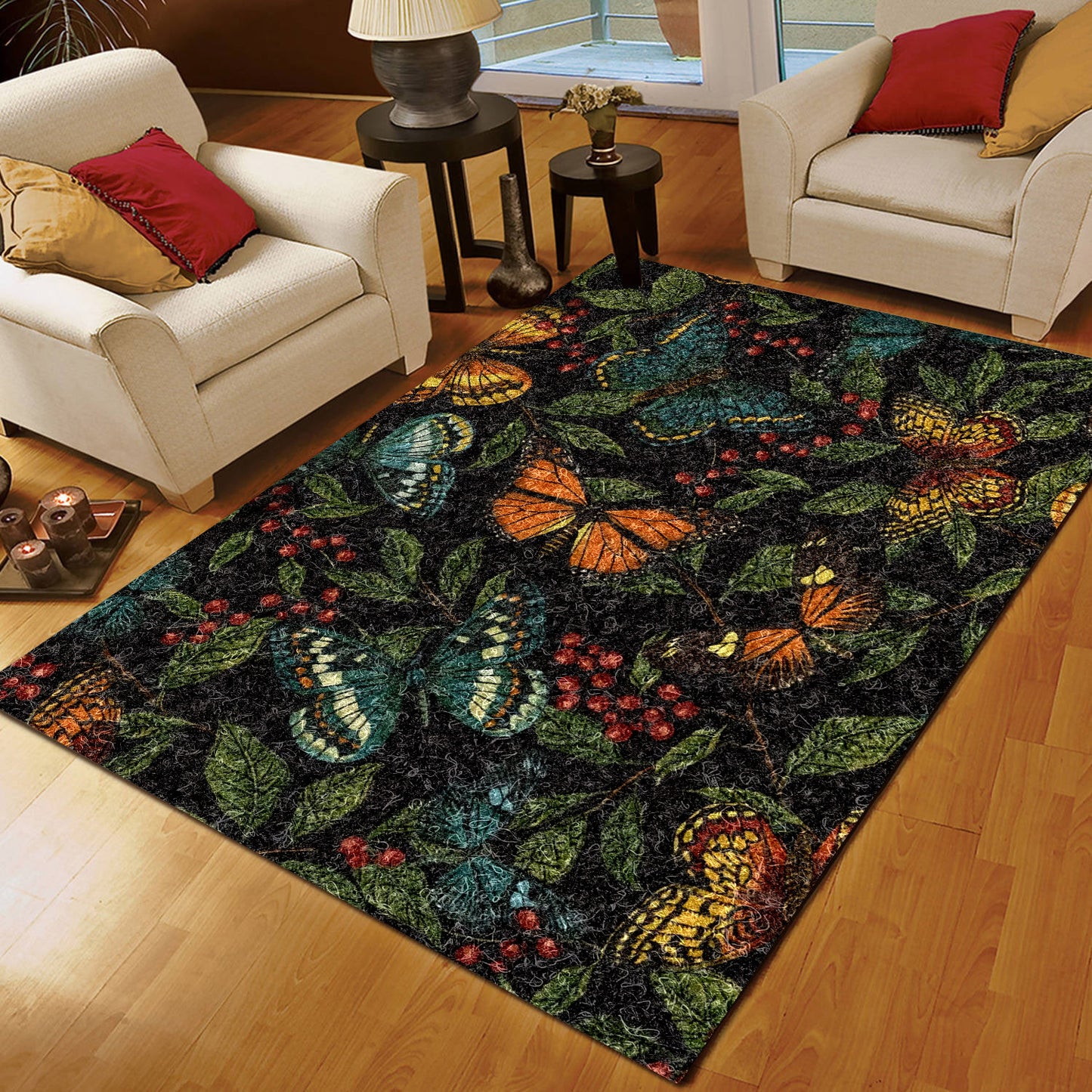 Butterfly BT0309017R Rug