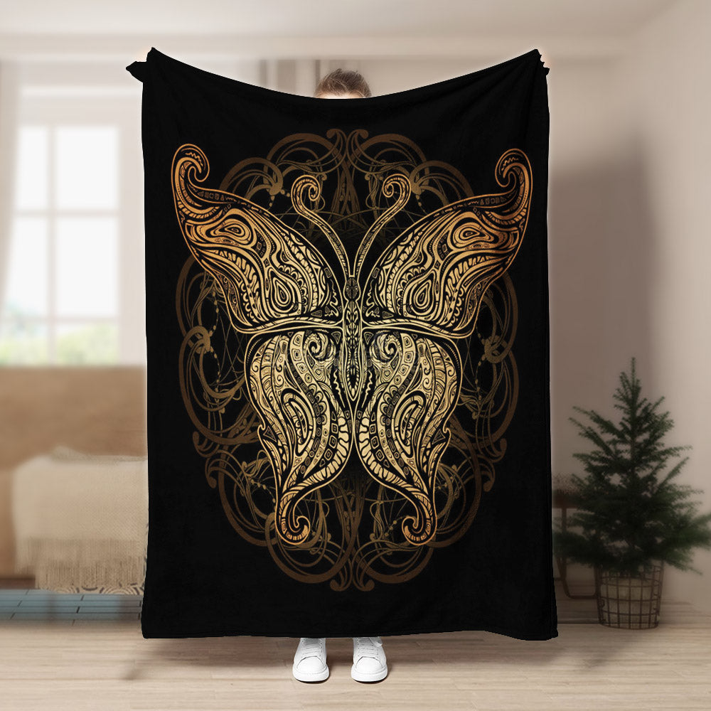 Butterfly BT170814F Sherpa Fleece Blanket