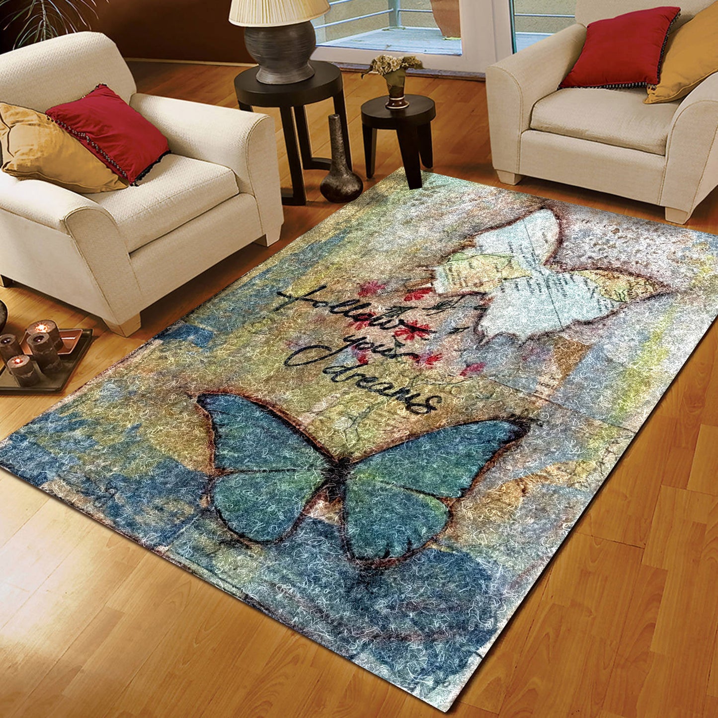 Butterfly BT210811R Rug