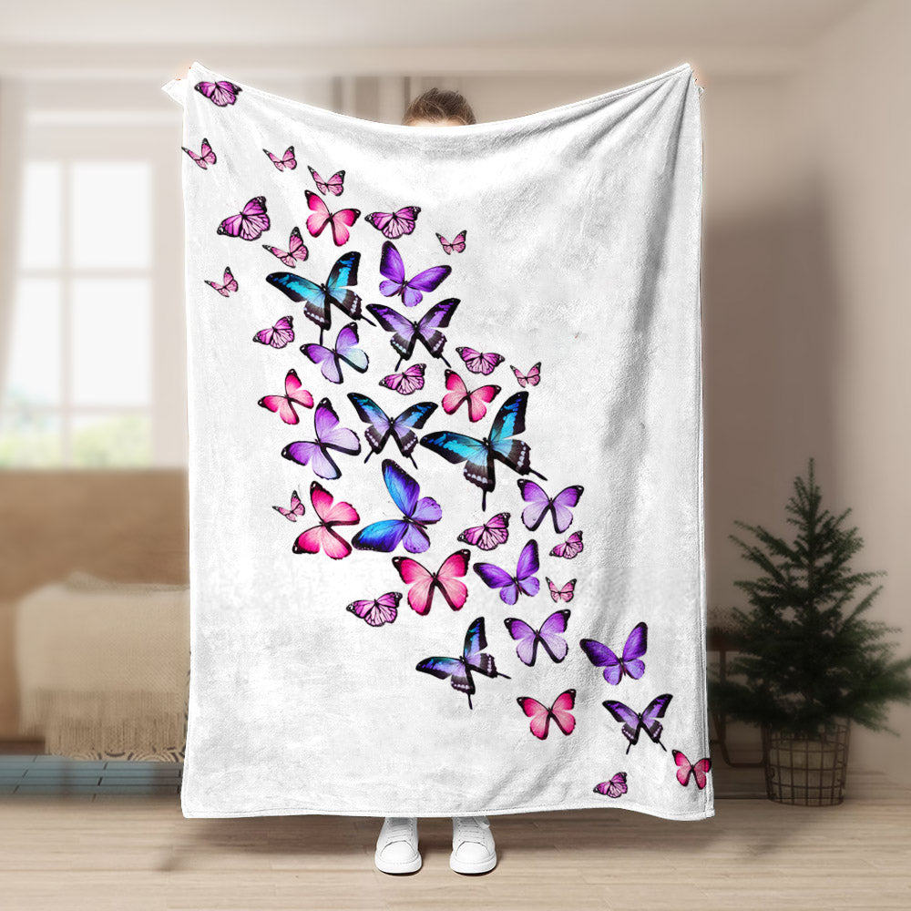 Butterfly CL1208108MD Sherpa Fleece Blanket