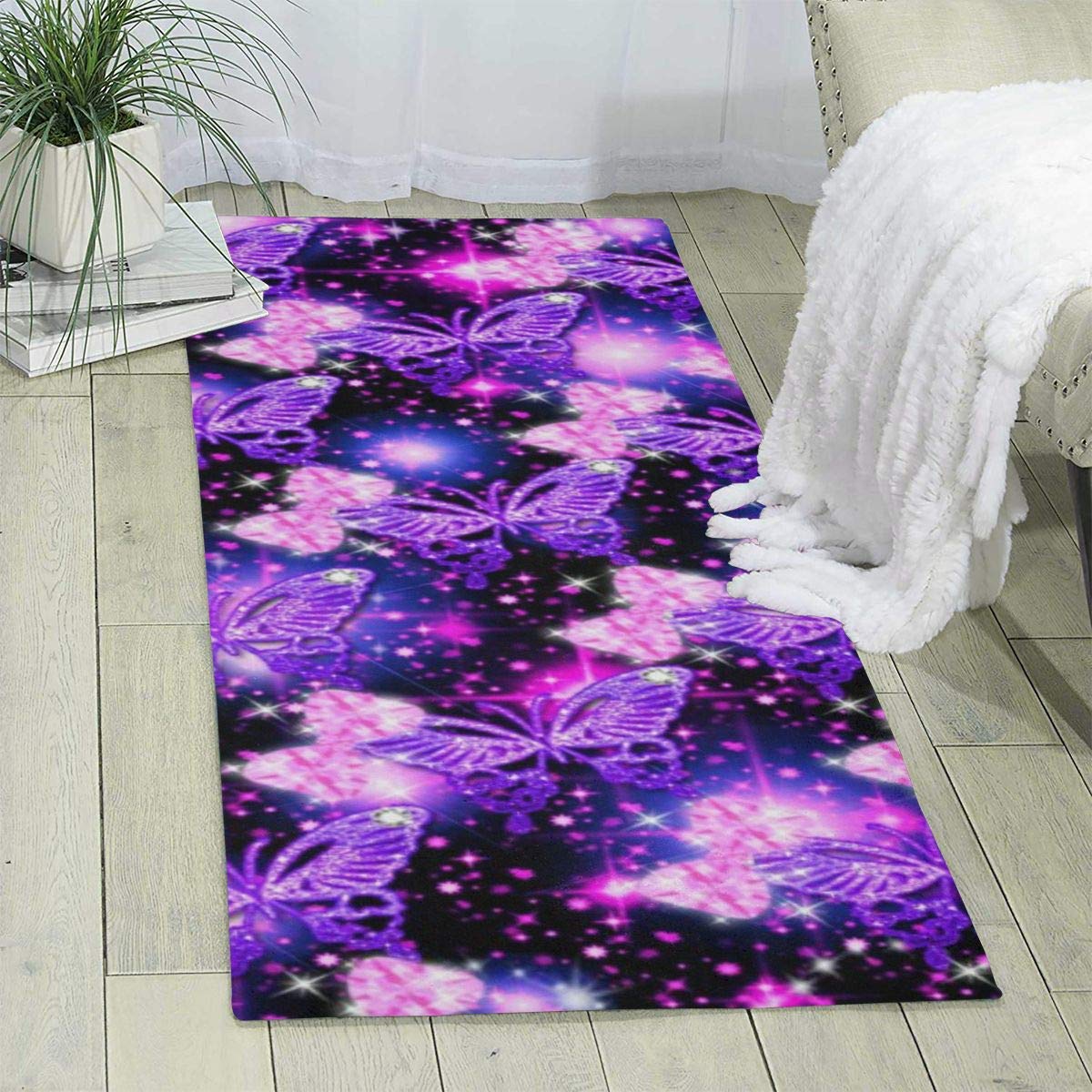 Butterfly CLA1909016RU Runner Rug