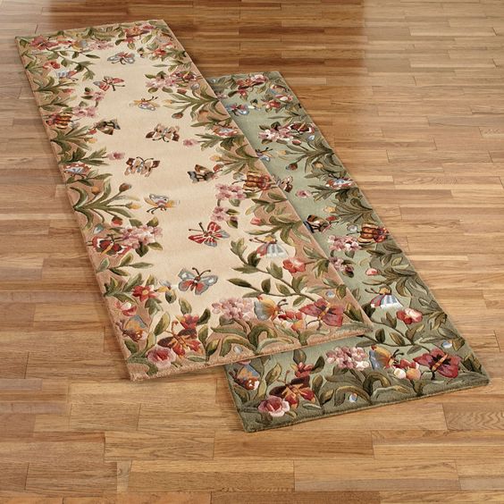 Butterfly CLM160987N Runner Rug