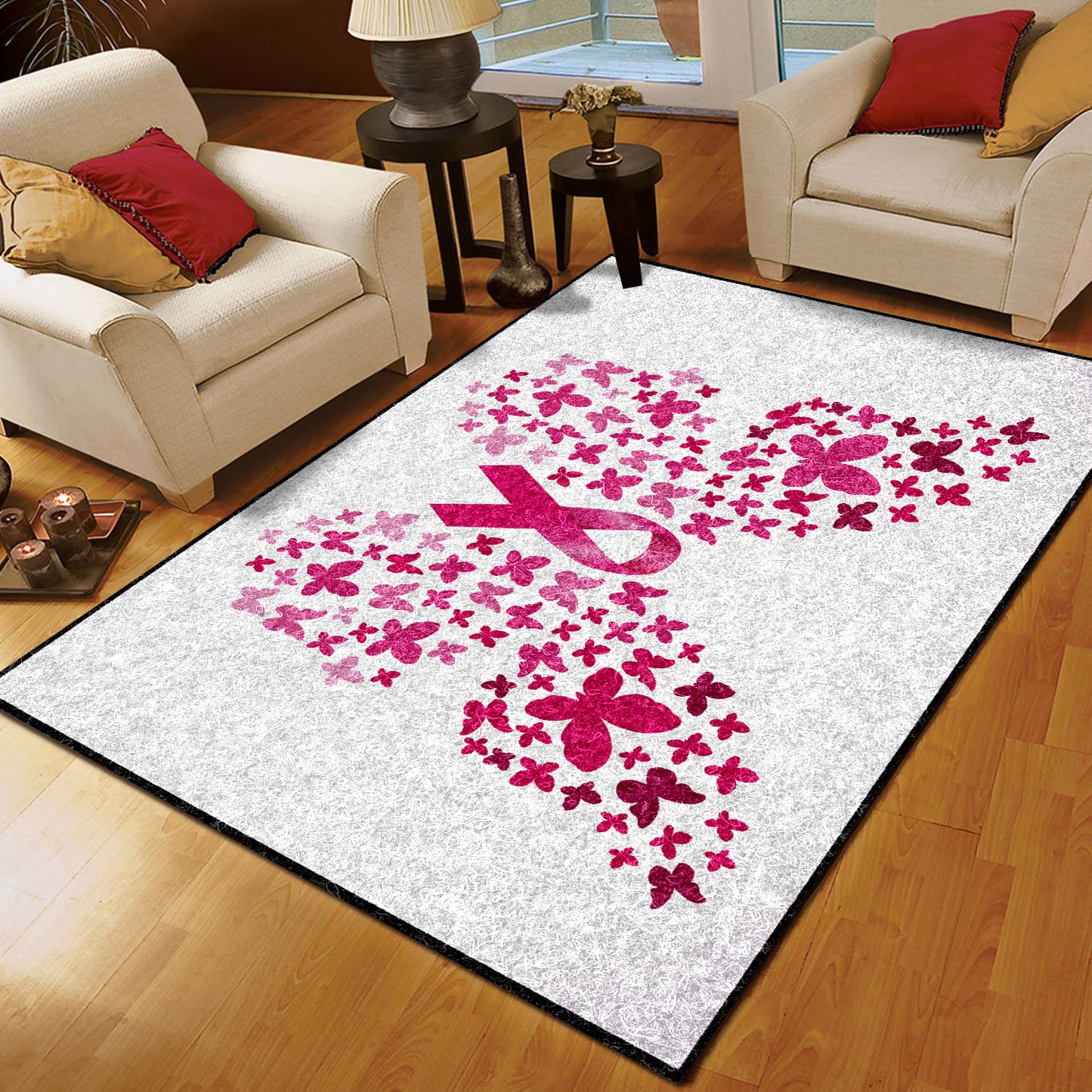Butterfly Cancer CLA1609036R Rug