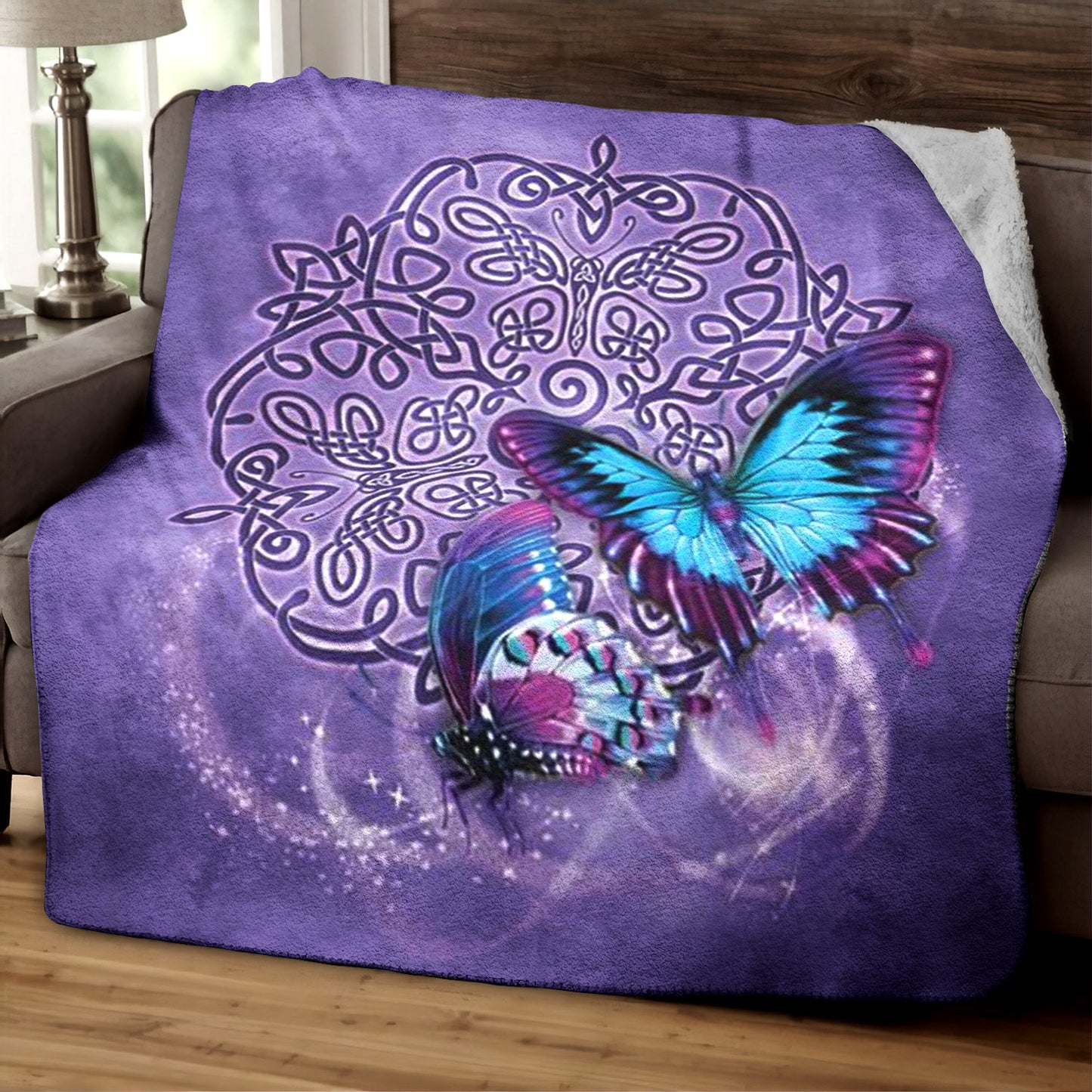 Butterfly HM270820F Sherpa Fleece Blanket