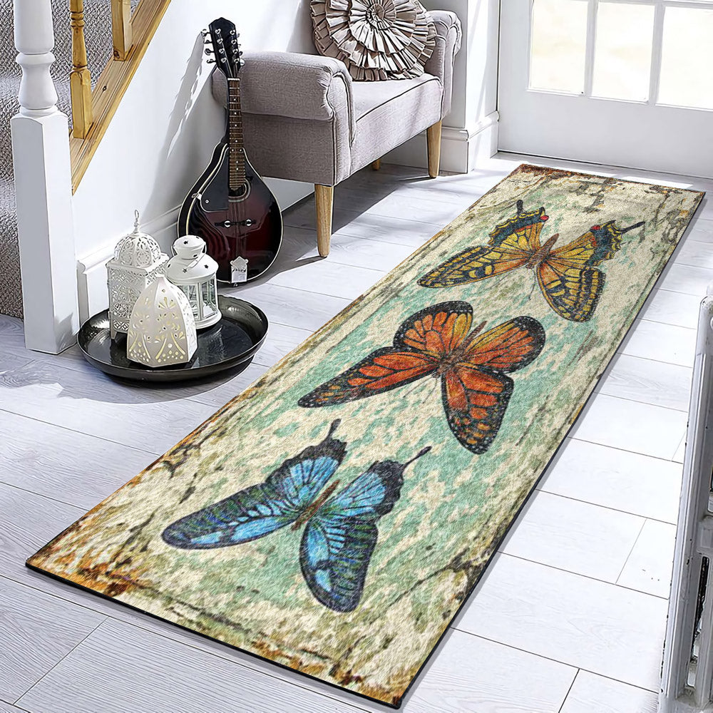 Butterfly HN260910RU Runner Rug