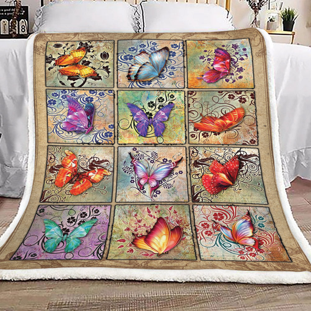 Butterfly TL1210027TT Sherpa Fleece Blanket