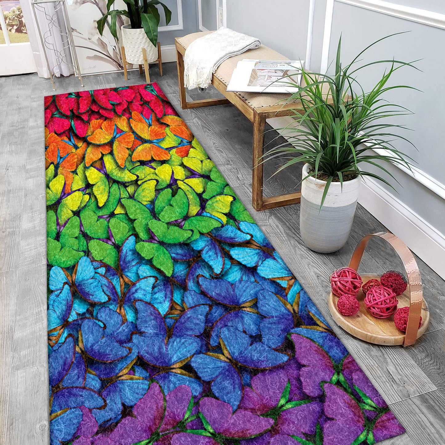 Butterfly TT2009024N Runner Rug