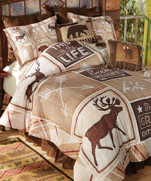 Cabin Adventures Log CLM0210037B Bedding Sets