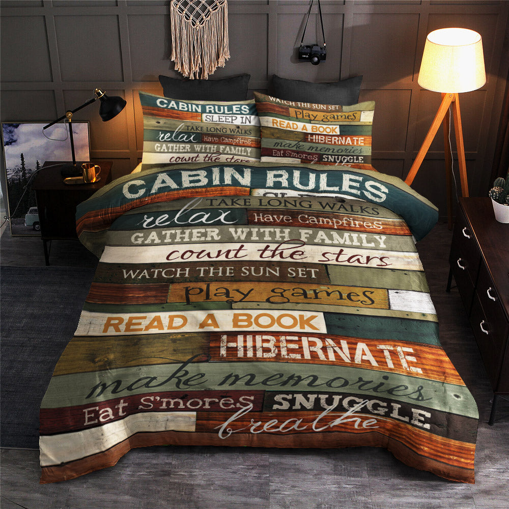 Cabin Rules HT050911 Bedding Sets