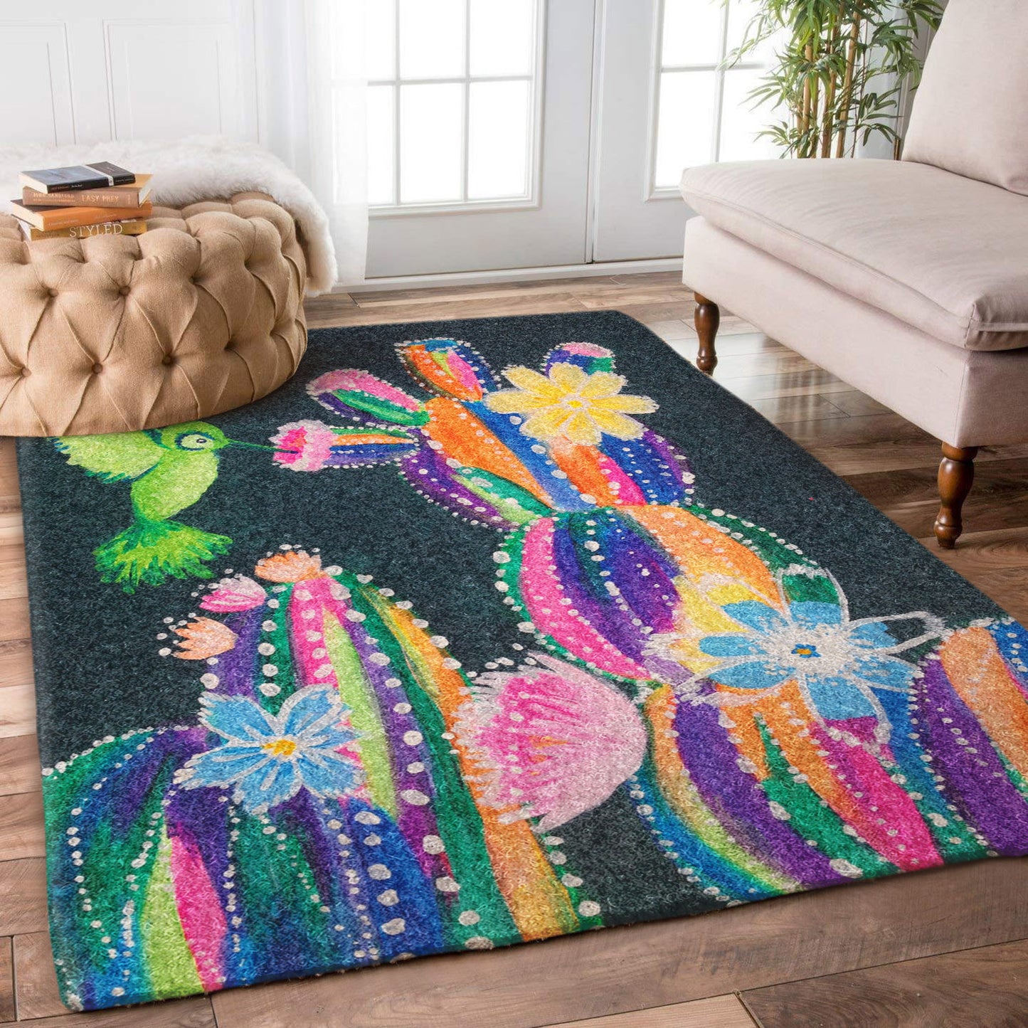 Cactus Hummingbirds VD1010038R Rug