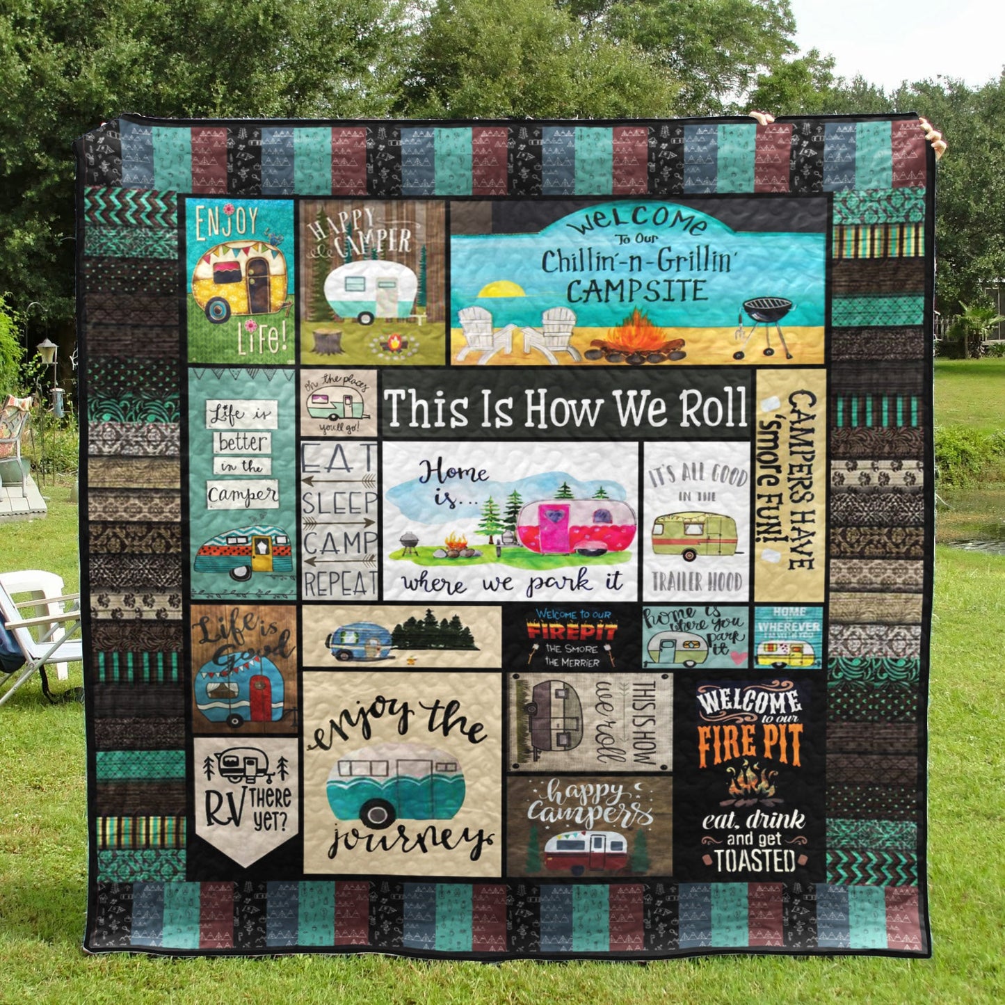 Camper CLM2011188 Quilt Blanket