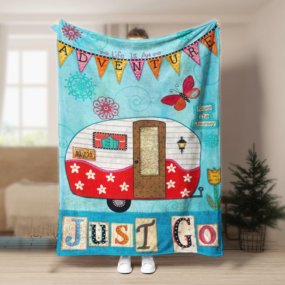 Camper BT080924F Sherpa Fleece Blanket