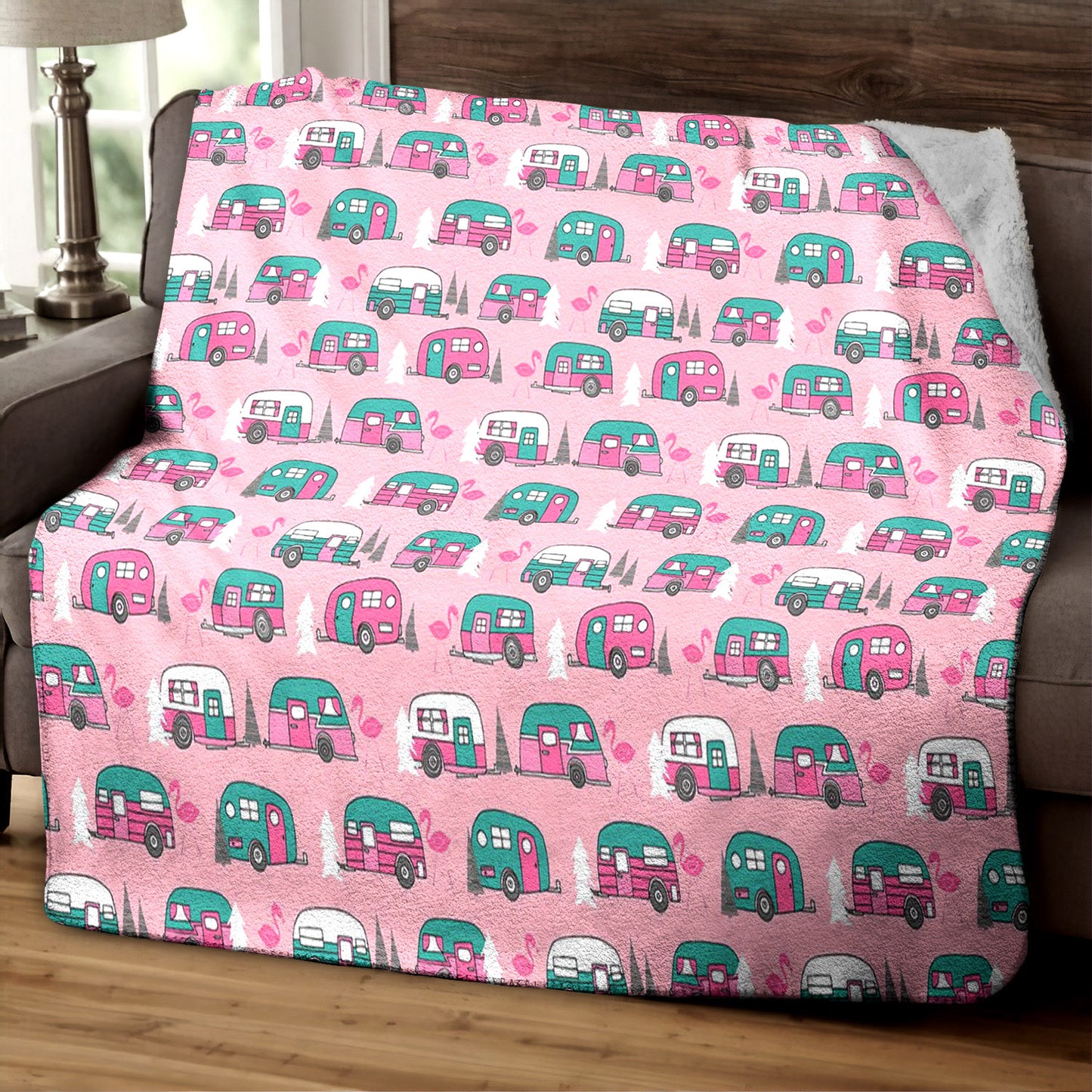 Camper HM040907TT Sherpa Fleece Blanket