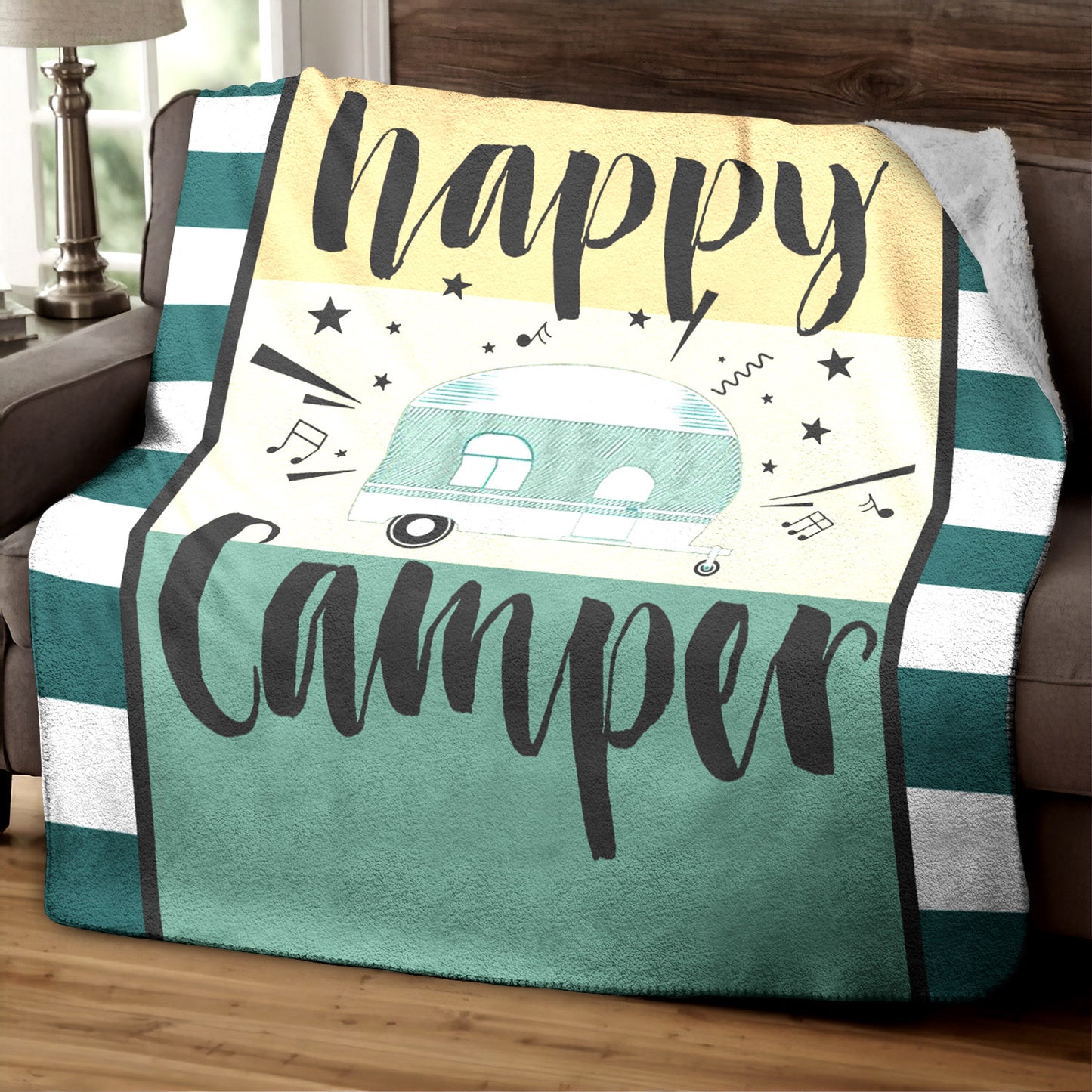 Camper HM270821F Sherpa Fleece Blanket