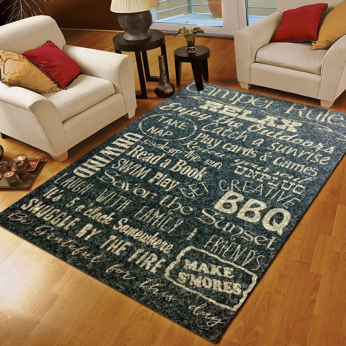 Camper Rules BT0709020R Rug