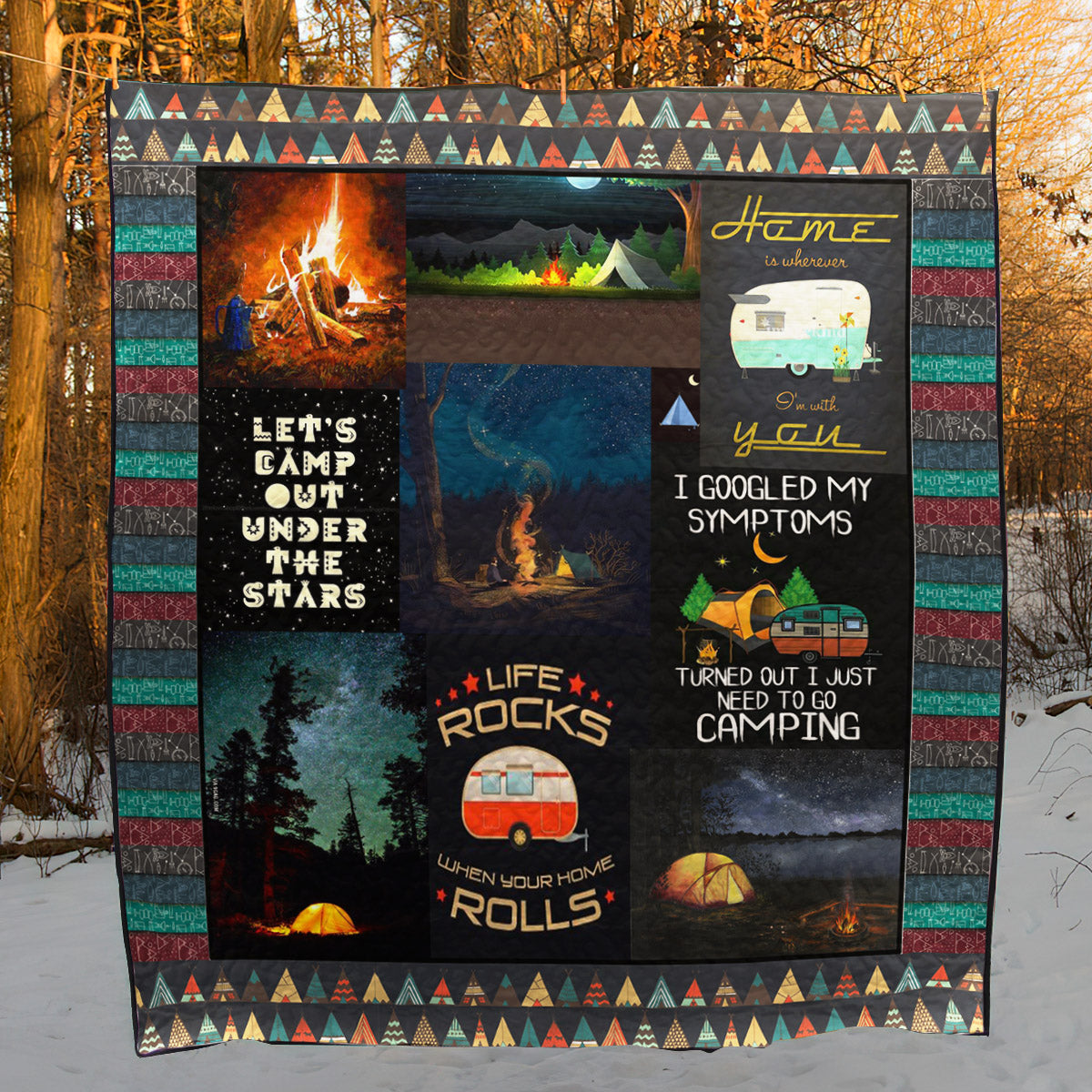 Camping CL28100258MDQ Quilt Blanket