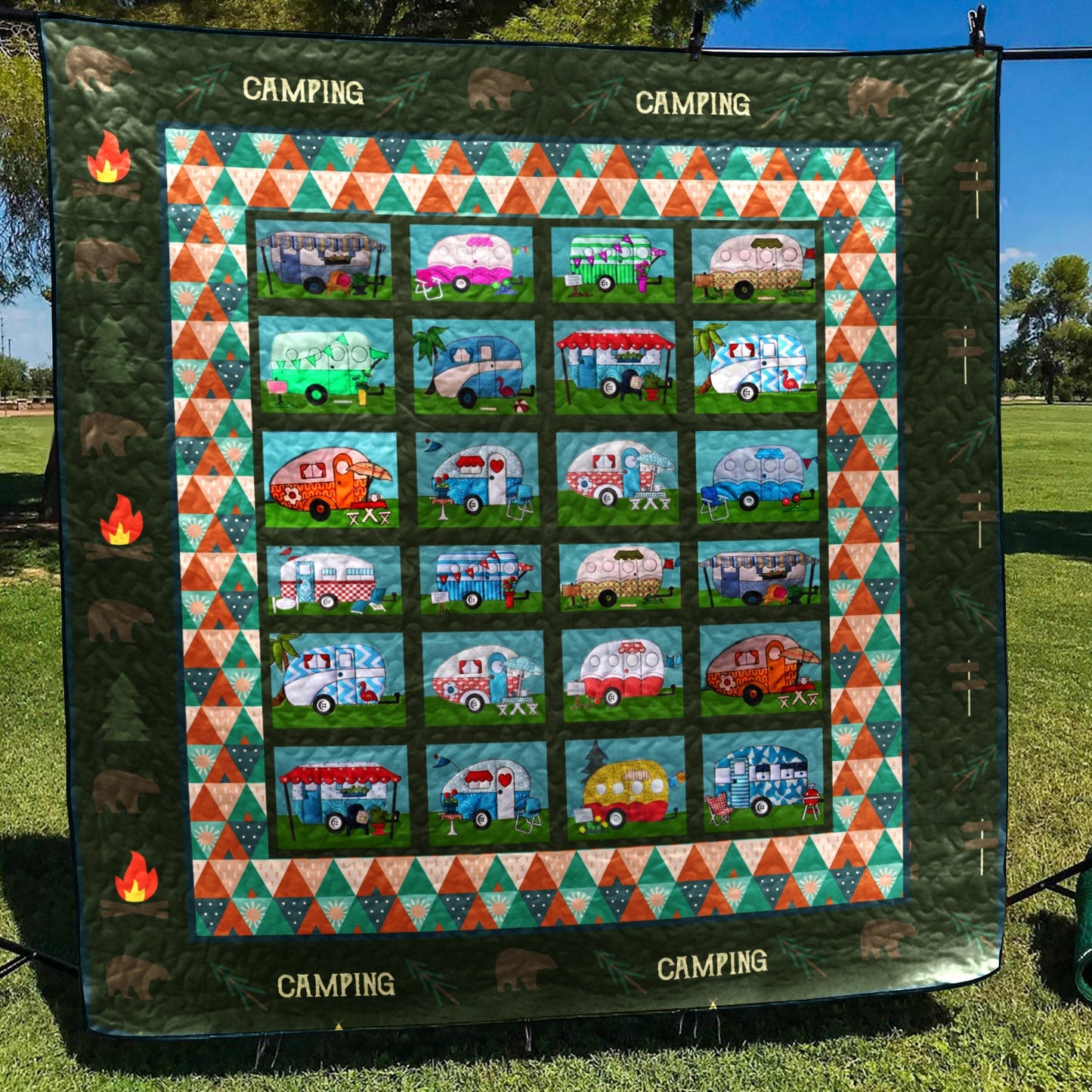 Camping TD2709137 Quilt Blanket