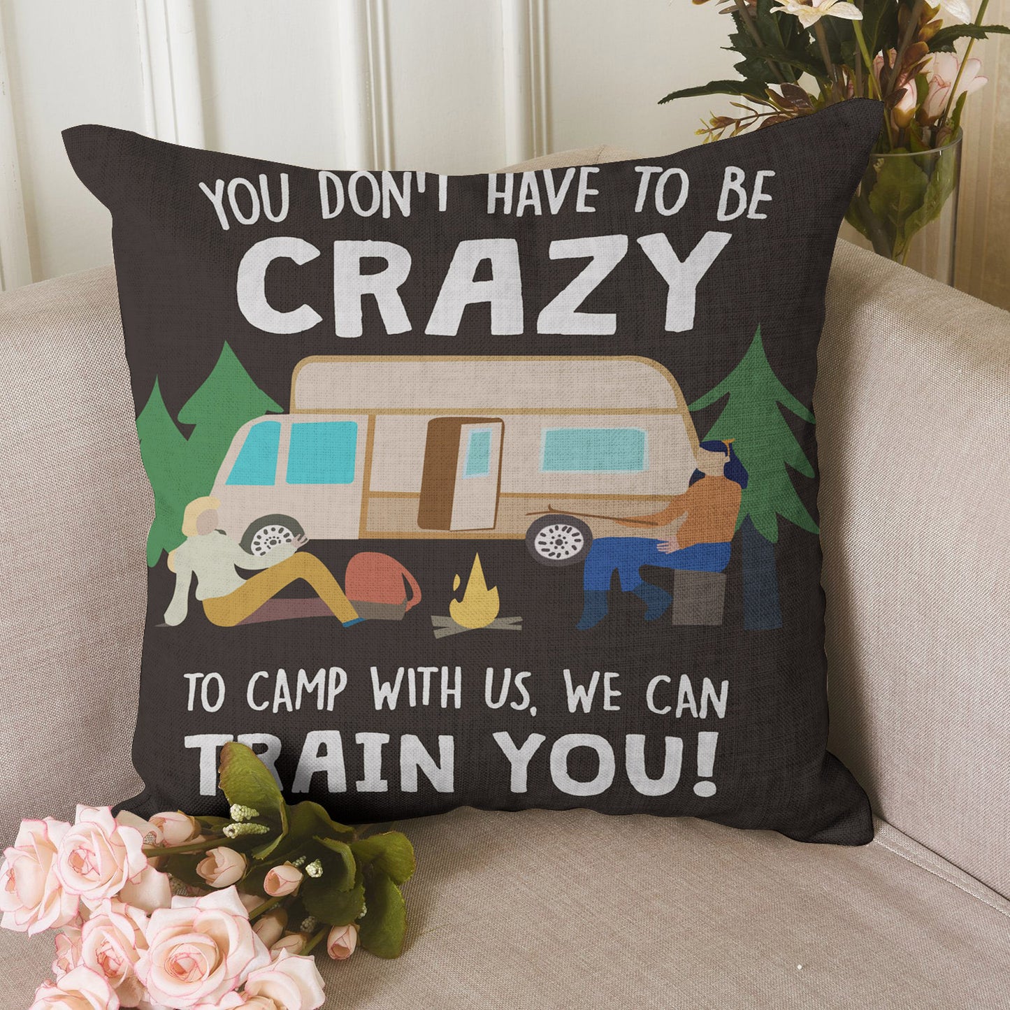 Camping CL15100026MDP Throw Pillow Covers