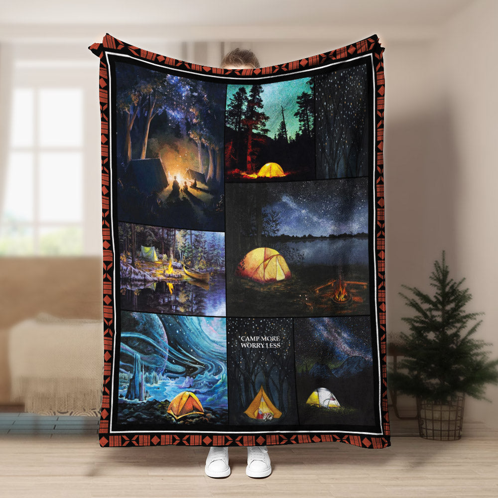 Camping CLA150811f Sherpa Fleece Blanket