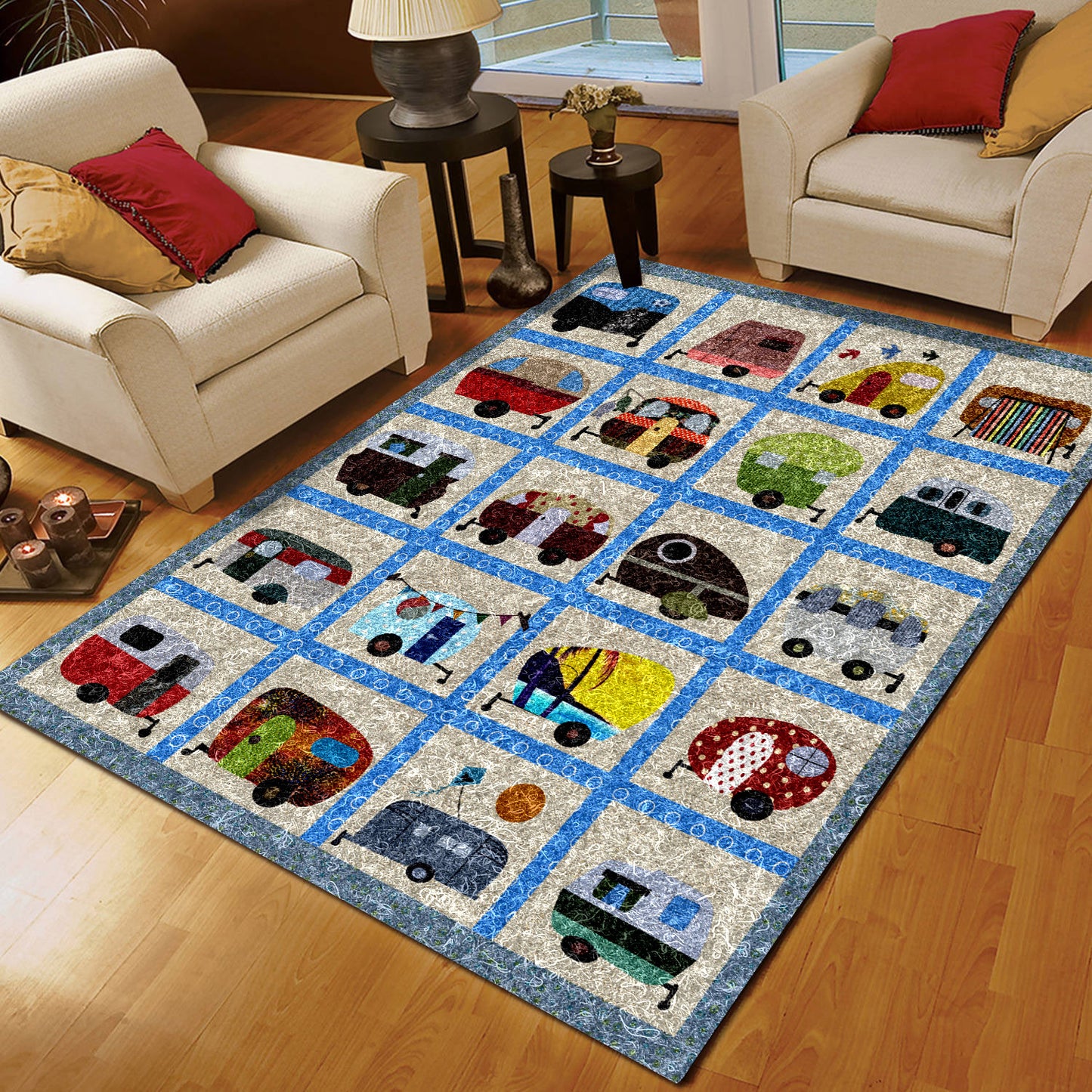 Camping Car BT160809R Rug
