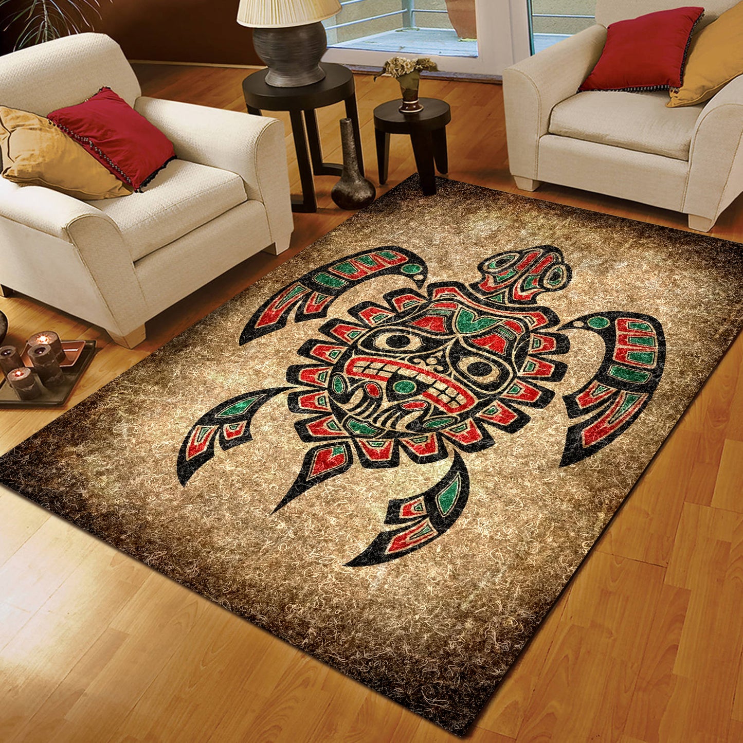 Canadian Aboriginal Turtle QN200811M Rug