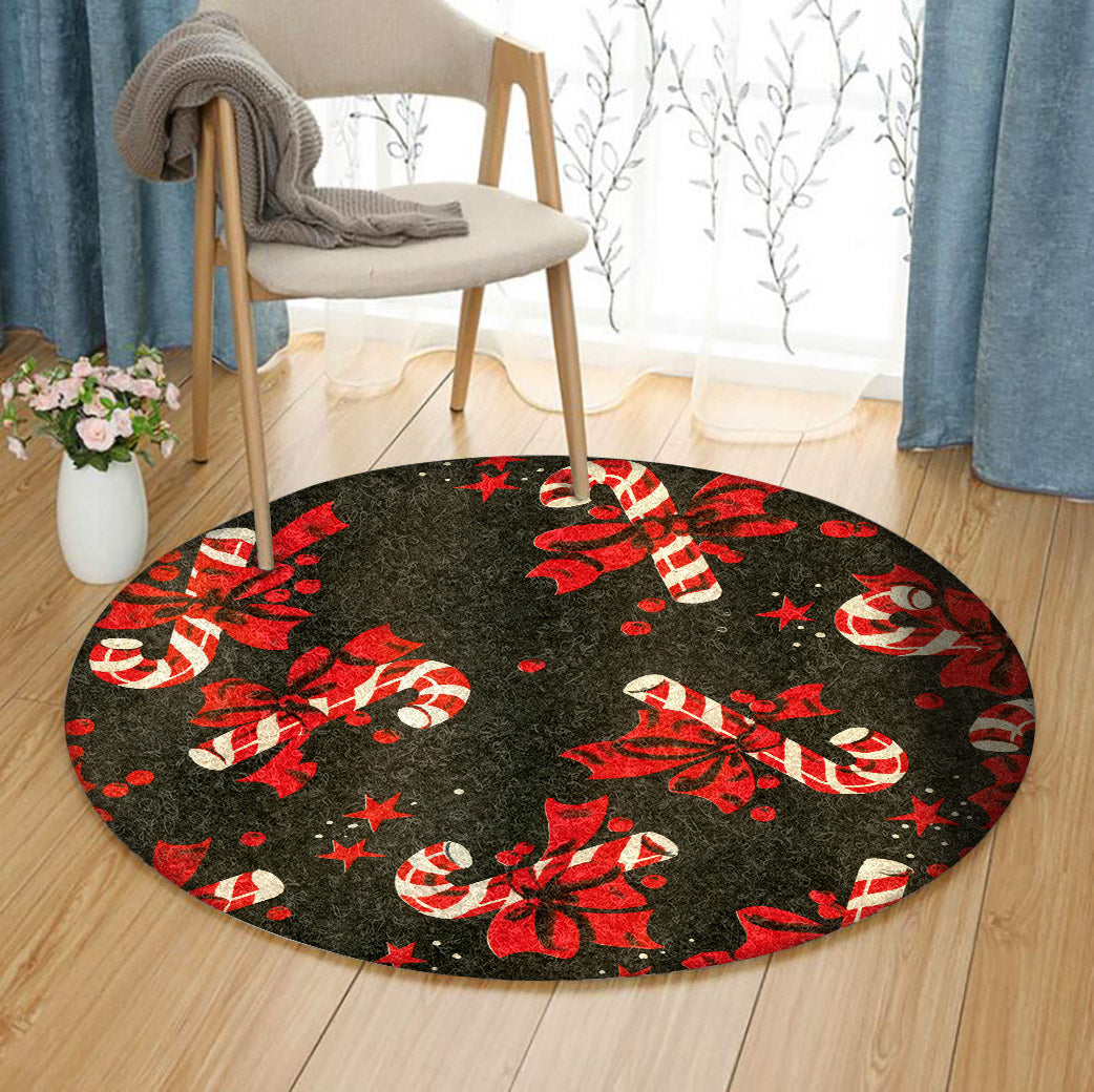 Candy Cane TN1311012TM Round Area Rug