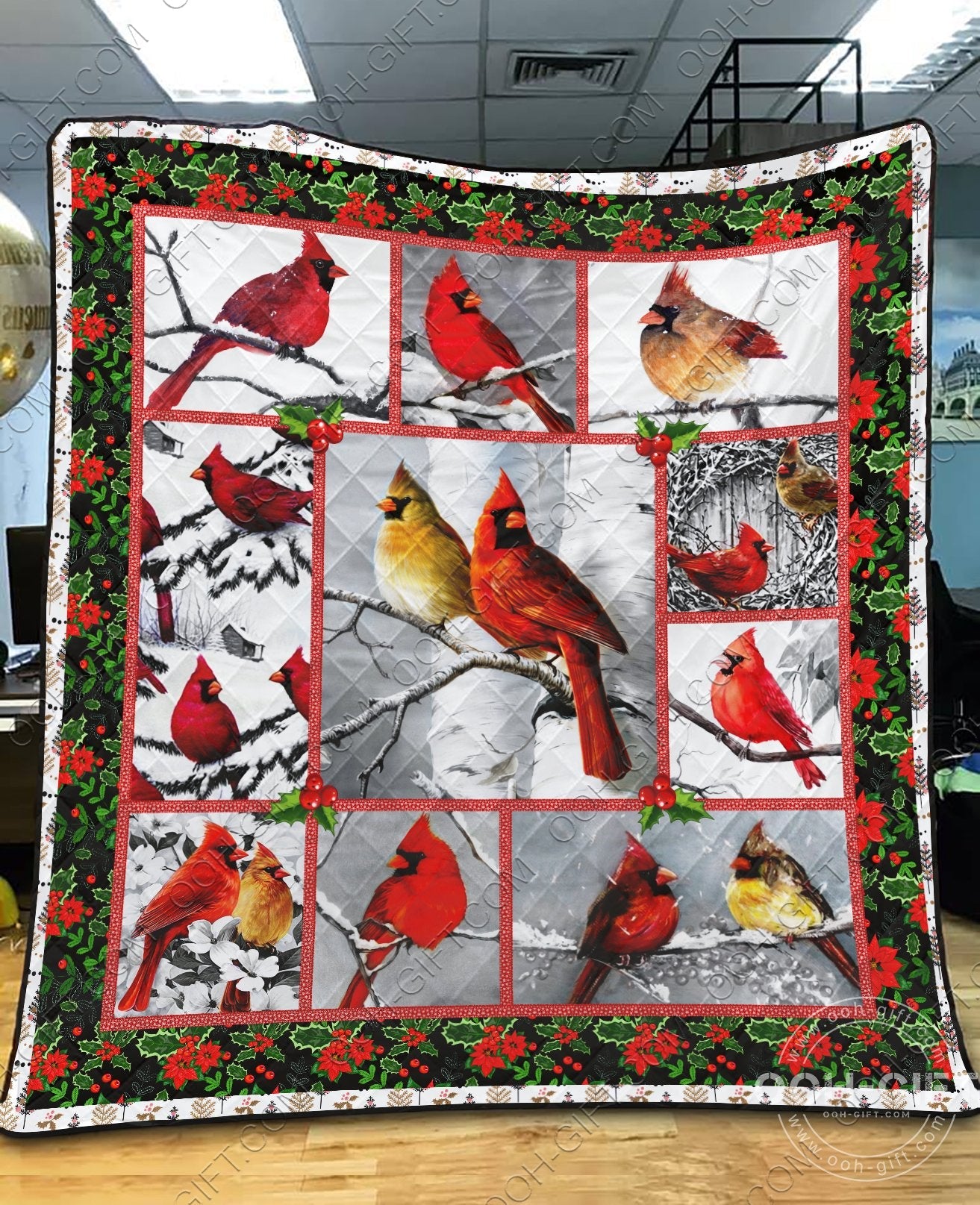Cardinal CL01110057MDQ Quilt Blanket
