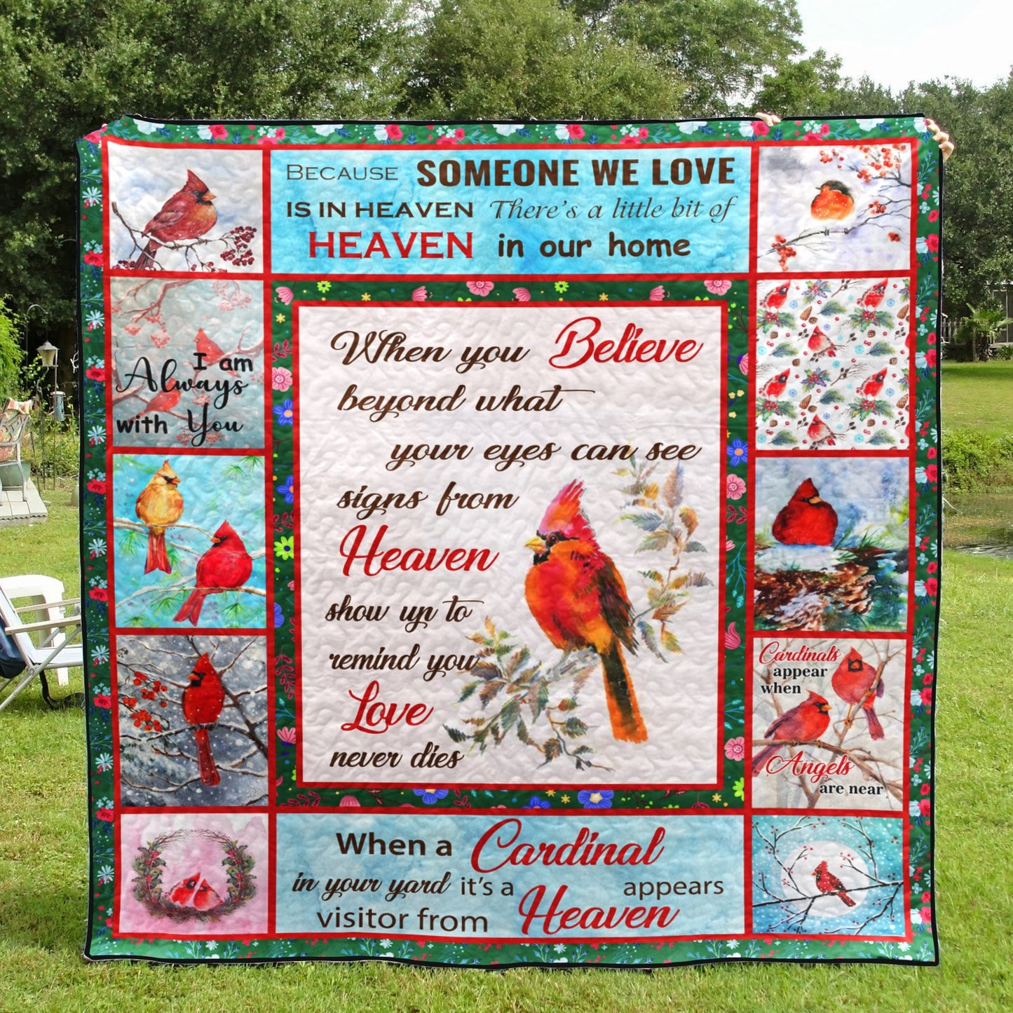 Cardinal CLA0810062Q Quilt Blanket