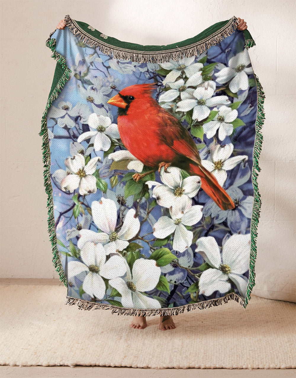 Cardinal And Flower BT111025S Throw Blankets For Sofa