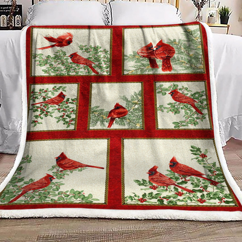 Cardinal BT111028F Sherpa Fleece Blanket