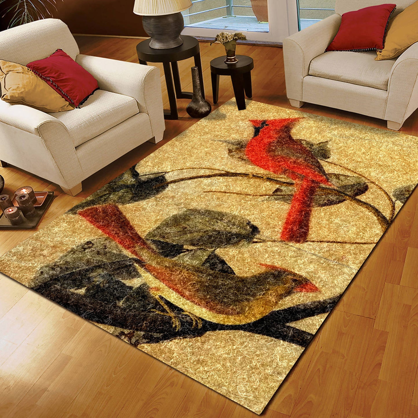 Cardinal Bird DP160811R Rug