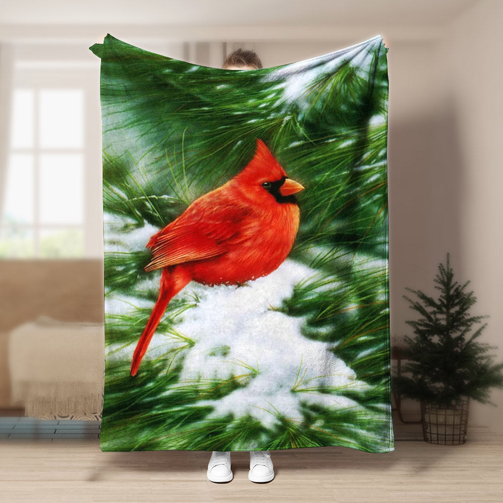 Cardinal NT260834F Sherpa Fleece Blanket
