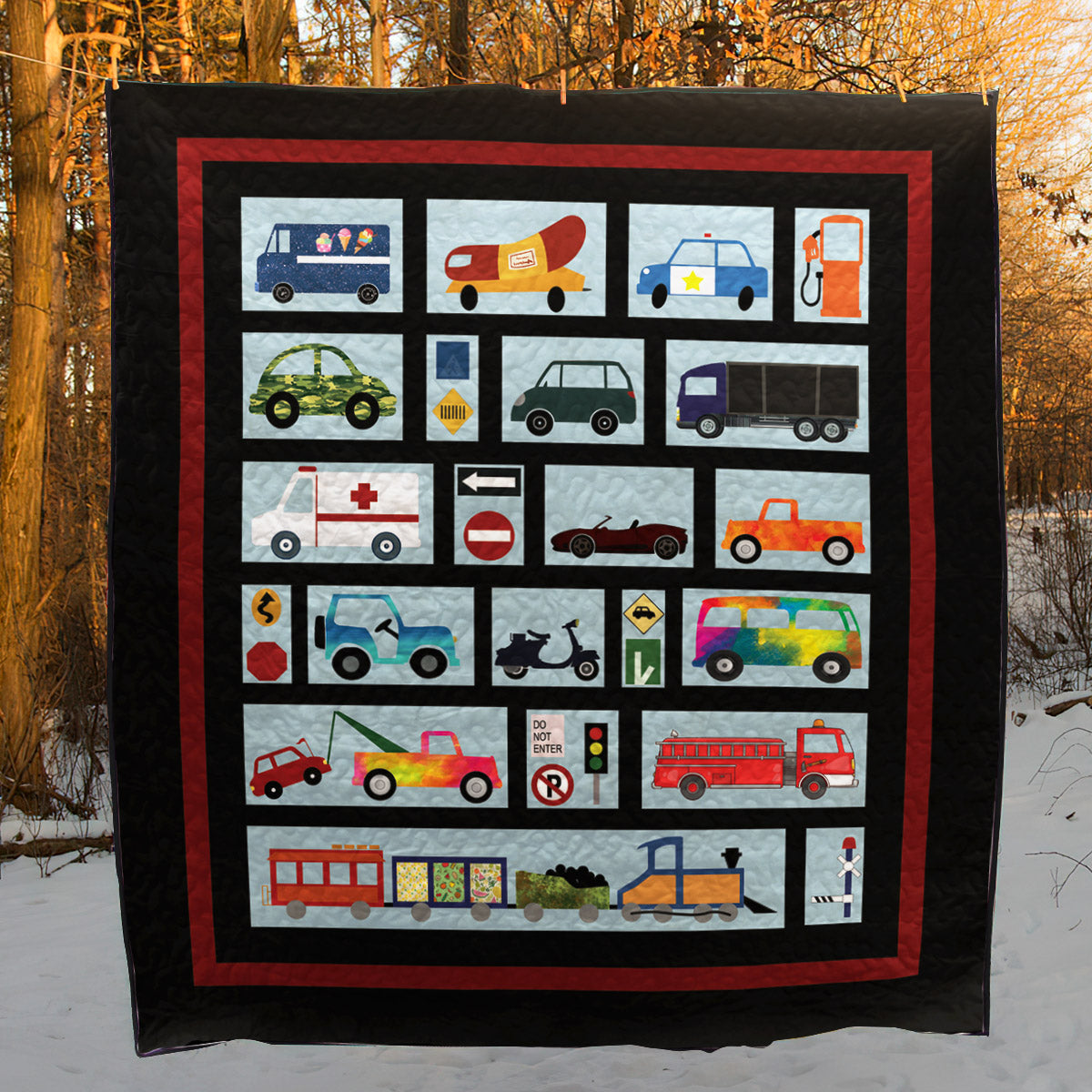 Cars And Trucks CLM260610 Quilt Blanket