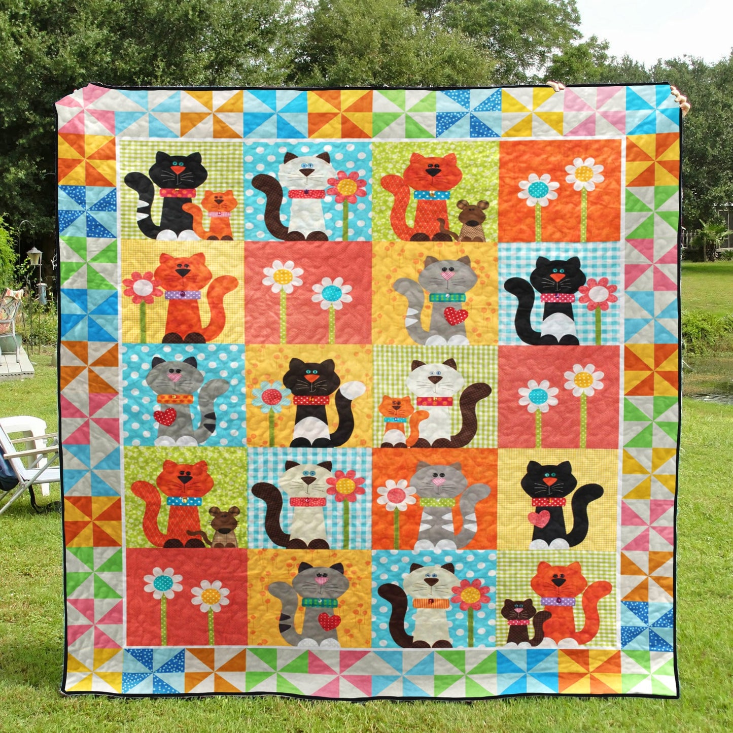 Cat CG210605 Quilt Blanket